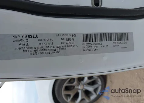 2016 Dodge Charger Sxt из США, поврежденный, VIN 2C3CDXHG7GH205529